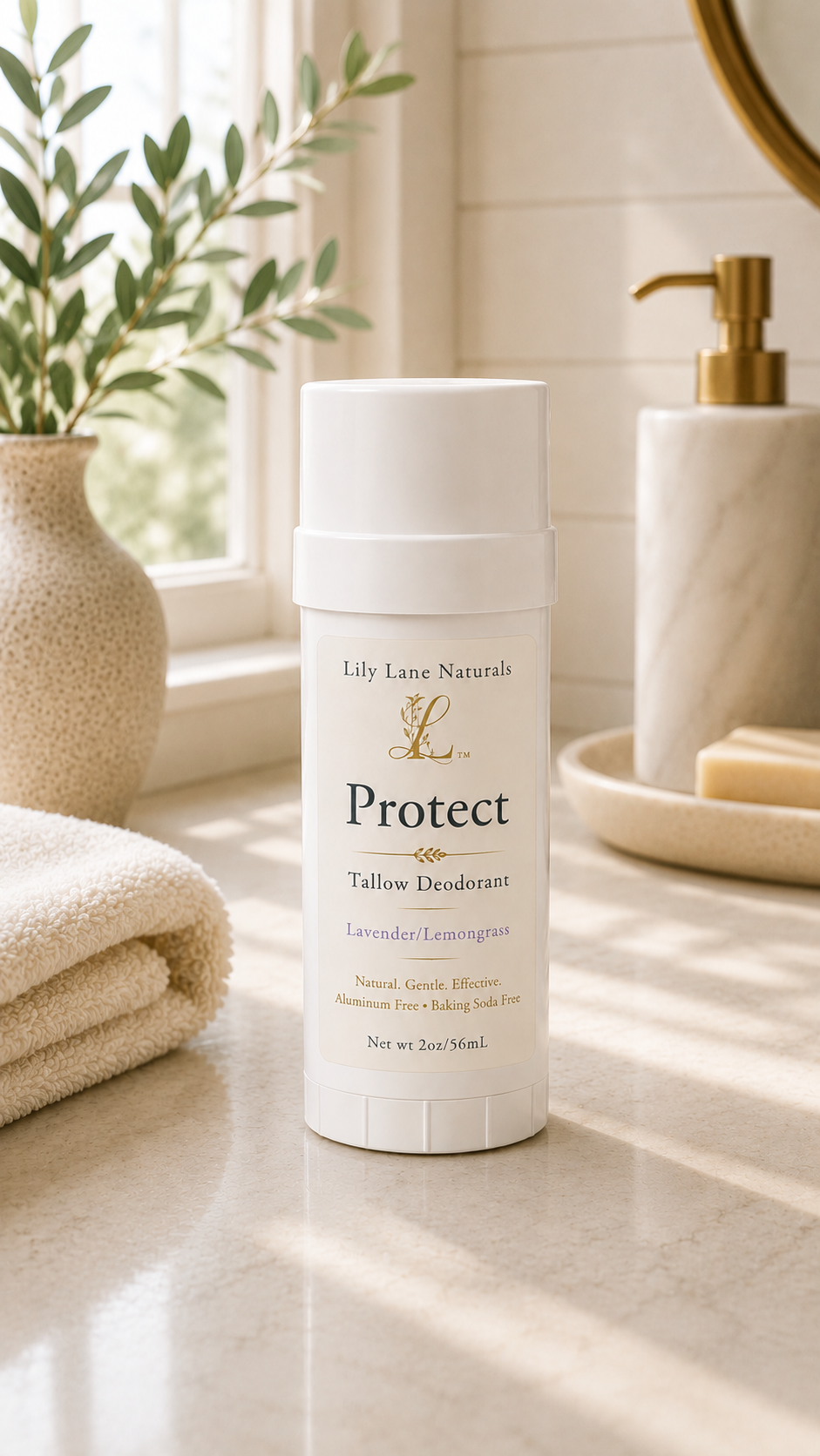 Lavender Lemongrass Tallow Deodorant