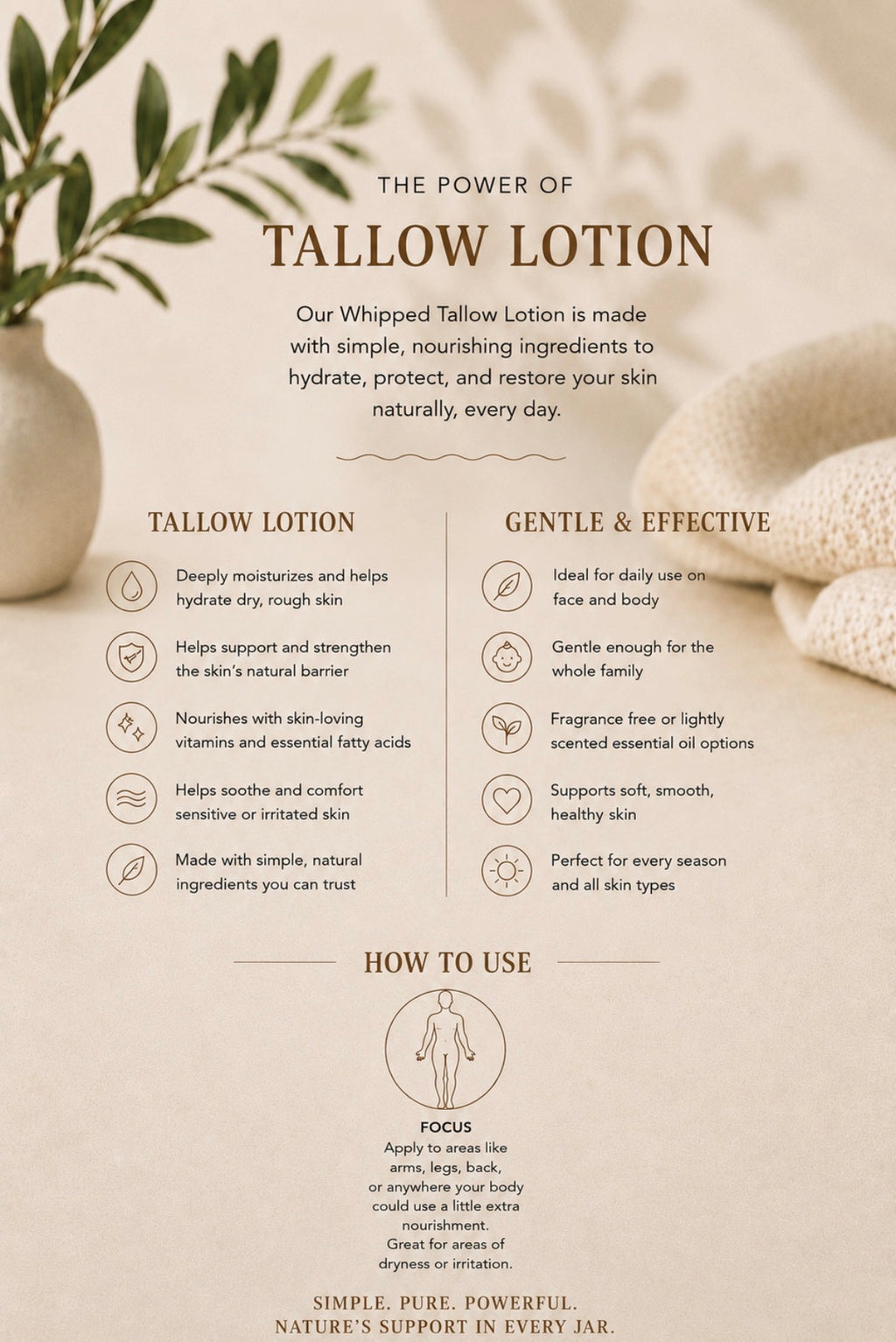 Lavender Whipped Tallow Lotion