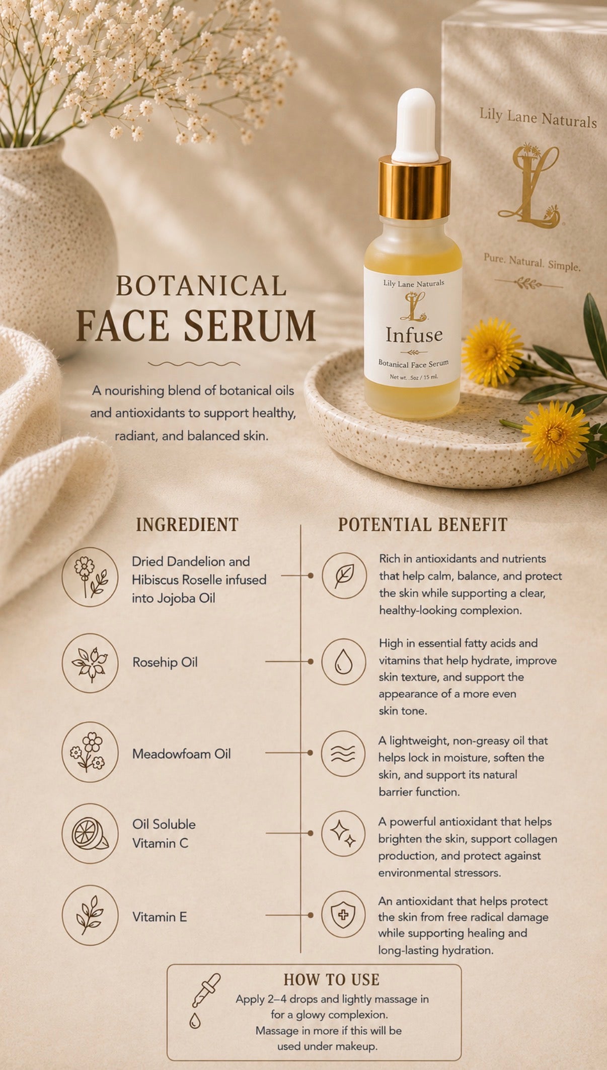 Infuse Botanical Face Serum